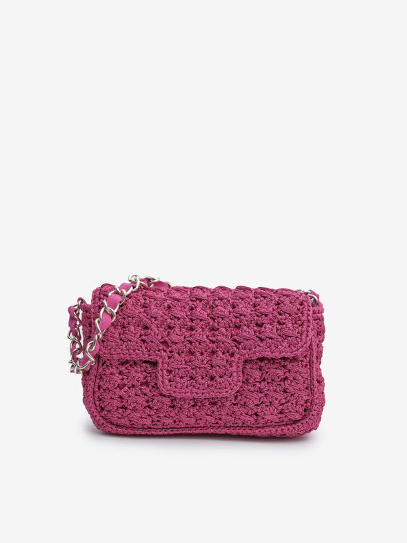 Lurex Handbag (Short Chain)