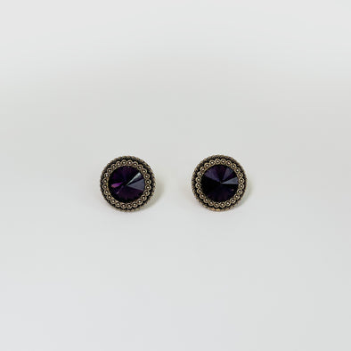 Vintage Pierced Earrings - Désir sacré