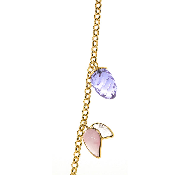 Necklace - Jardin (Pink)
