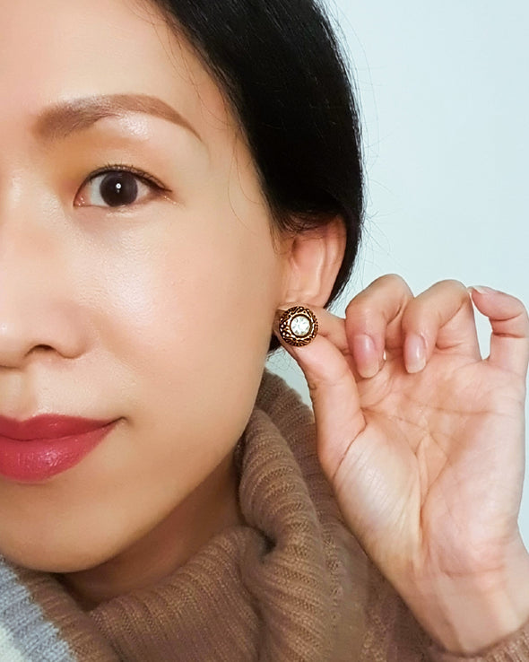 Pierced Earrings - La miroir magique