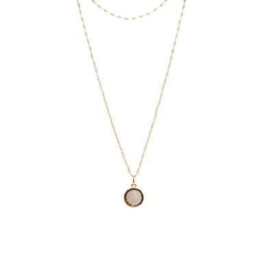 Necklace- Quartz Stone (Long)