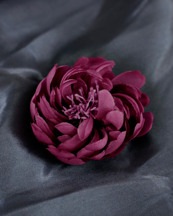 Silk Brooch - Chrysanthemum