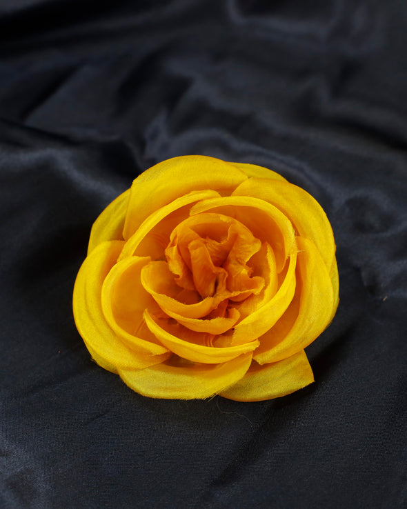 Silk Brooch - Garden Rose