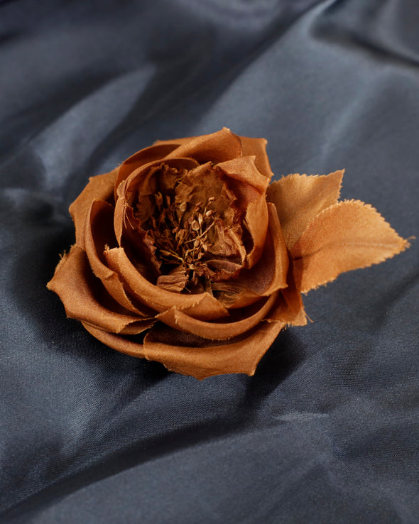 Silk Brooch - Hibiscus