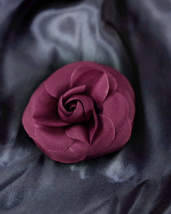 Silk Brooch - Camellia