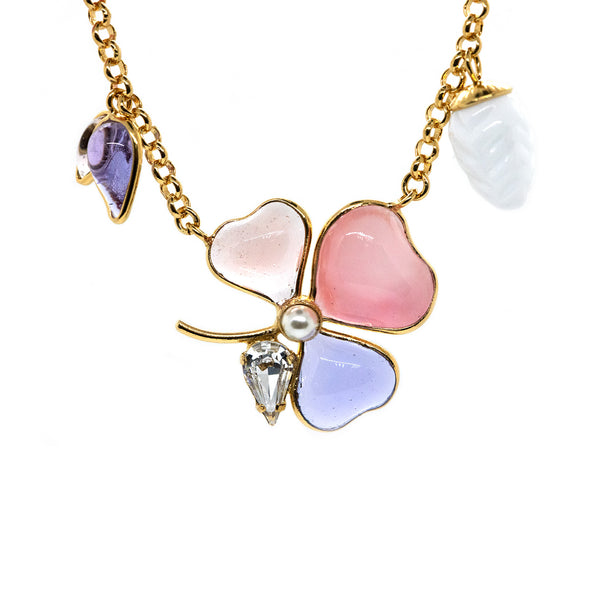 Necklace - Jardin (Pink)