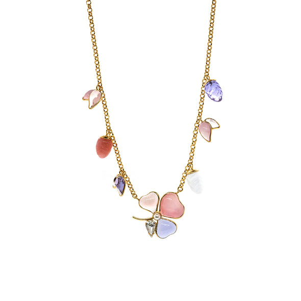 Necklace - Jardin (Pink)