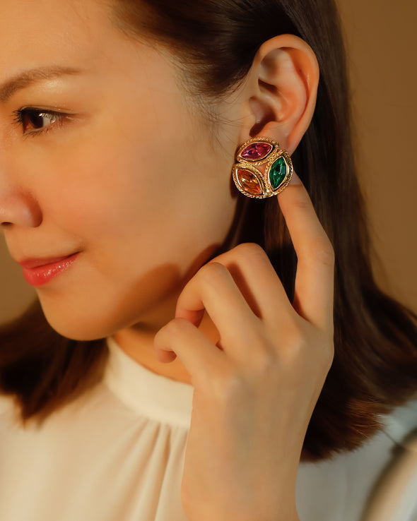 Clip Earrings - Pierre philosophale