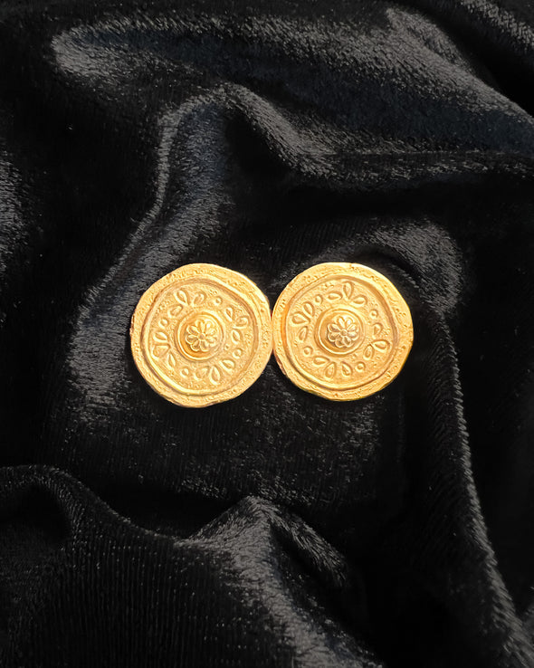 Pierced Earrings - La boussole d’or